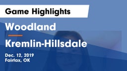 Woodland  vs Kremlin-Hillsdale  Game Highlights - Dec. 12, 2019