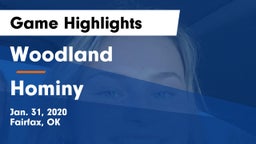 Woodland  vs Hominy  Game Highlights - Jan. 31, 2020