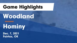 Woodland  vs Hominy  Game Highlights - Dec. 7, 2021