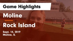 Moline  vs Rock Island  Game Highlights - Sept. 14, 2019