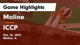 Moline  vs ICCP Game Highlights - Oct. 26, 2019