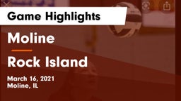 Moline  vs Rock Island  Game Highlights - March 16, 2021