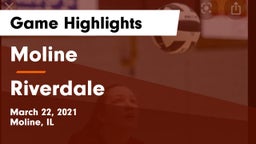 Moline  vs Riverdale  Game Highlights - March 22, 2021