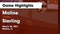 Moline  vs Sterling  Game Highlights - March 30, 2021