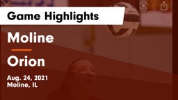 Moline  vs Orion  Game Highlights - Aug. 24, 2021