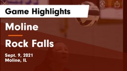 Moline  vs Rock Falls  Game Highlights - Sept. 9, 2021
