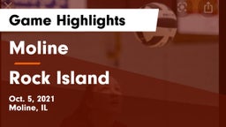 Moline  vs Rock Island Game Highlights - Oct. 5, 2021