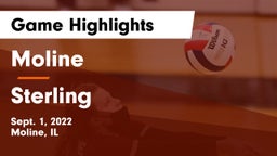 Moline  vs Sterling  Game Highlights - Sept. 1, 2022