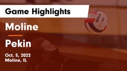 Moline  vs Pekin  Game Highlights - Oct. 5, 2022