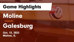 Moline  vs Galesburg  Game Highlights - Oct. 13, 2022