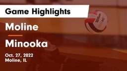 Moline  vs Minooka  Game Highlights - Oct. 27, 2022