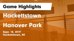 Hackettstown  vs Hanover Park  Game Highlights - Sept. 18, 2019
