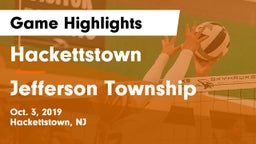 Hackettstown  vs Jefferson Township  Game Highlights - Oct. 3, 2019