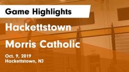 Hackettstown  vs Morris Catholic  Game Highlights - Oct. 9, 2019