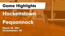 Hackettstown  vs Pequannock  Game Highlights - March 20, 2021