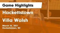 Hackettstown  vs Villa Walsh Game Highlights - March 26, 2021