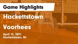 Hackettstown  vs Voorhees  Game Highlights - April 13, 2021