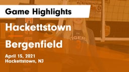 Hackettstown  vs Bergenfield  Game Highlights - April 15, 2021