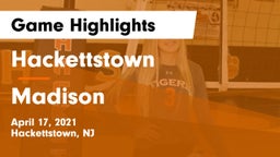 Hackettstown  vs Madison  Game Highlights - April 17, 2021