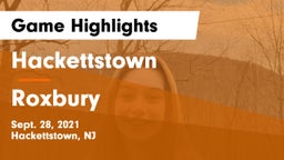 Hackettstown  vs Roxbury  Game Highlights - Sept. 28, 2021