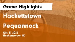 Hackettstown  vs Pequannock  Game Highlights - Oct. 5, 2021