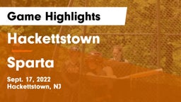 Hackettstown  vs Sparta  Game Highlights - Sept. 17, 2022