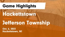 Hackettstown  vs Jefferson Township  Game Highlights - Oct. 6, 2022