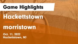 Hackettstown  vs morristown  Game Highlights - Oct. 11, 2022