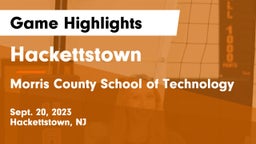 Hackettstown  vs Morris County School of Technology Game Highlights - Sept. 20, 2023