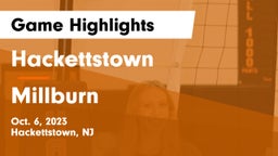 Hackettstown  vs Millburn  Game Highlights - Oct. 6, 2023