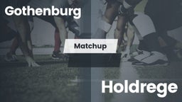 Matchup: Gothenburg High vs. Holdrege  2016