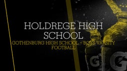 Gothenburg football highlights Holdrege High School