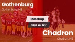 Matchup: Gothenburg High vs. Chadron  2017