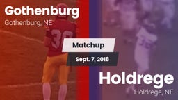 Matchup: Gothenburg High vs. Holdrege  2018