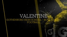 Gothenburg football highlights Valentine