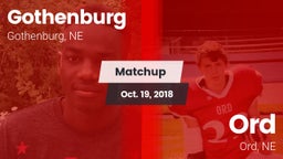 Matchup: Gothenburg High vs. Ord  2018