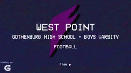 Gothenburg football highlights West Point