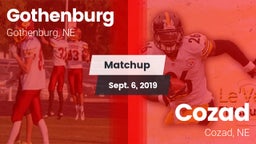 Matchup: Gothenburg High vs. Cozad  2019