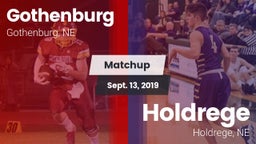 Matchup: Gothenburg High vs. Holdrege  2019