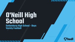 Gothenburg football highlights O'Neill High School