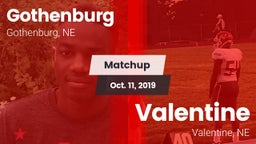 Matchup: Gothenburg High vs. Valentine  2019