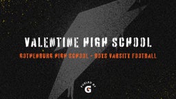 Gothenburg football highlights Valentine High School