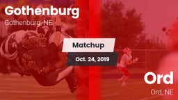 Matchup: Gothenburg High vs. Ord  2019