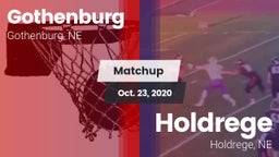 Matchup: Gothenburg High vs. Holdrege  2020