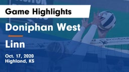 Doniphan West  vs Linn  Game Highlights - Oct. 17, 2020