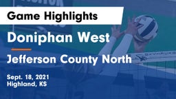 Doniphan West  vs Jefferson County North  Game Highlights - Sept. 18, 2021