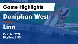 Doniphan West  vs Linn  Game Highlights - Oct. 16, 2021