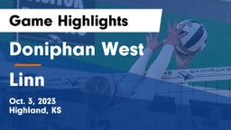 Doniphan West  vs Linn  Game Highlights - Oct. 3, 2023