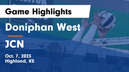 Doniphan West  vs JCN Game Highlights - Oct. 7, 2023