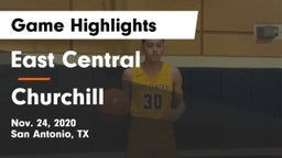 East Central  vs Churchill  Game Highlights - Nov. 24, 2020